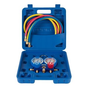 VALUE Манометрическая станция в чемодане VMG-2-R22-B (с муфтами)