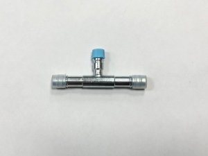 Картинка Фитинг RC-U07019 врезной с заправочным портом портом R134а, под обжим, сталь, 5/8, G10, №10, #10 (13 от компании Климат Комплект