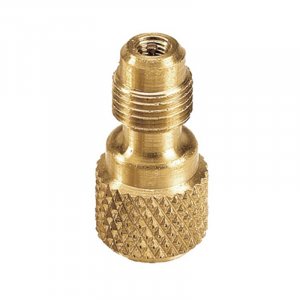 Штуцер R410 A M 1/2" SAE x FM 1/4" AD 87 (мама 410, папа 22) 