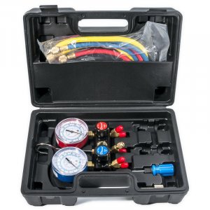 Манометрическая станция в Кейсе Premium M2 (R22; R32; R407C; R410A)